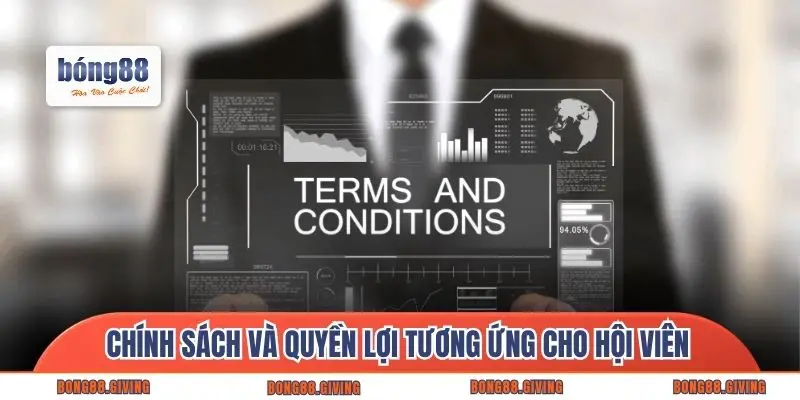 Chính sách và quyền lợi tương ứng cho hội viên